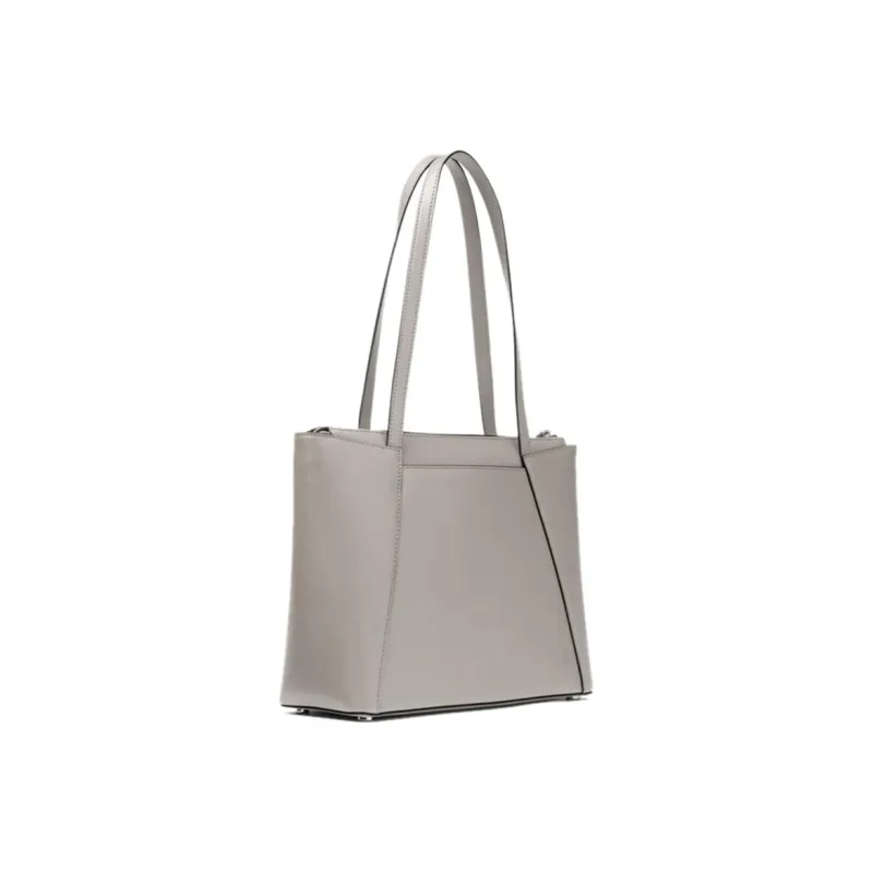 MICHAEL KORS Maddie Leather One Shoulder Handbags Women's Gray-1