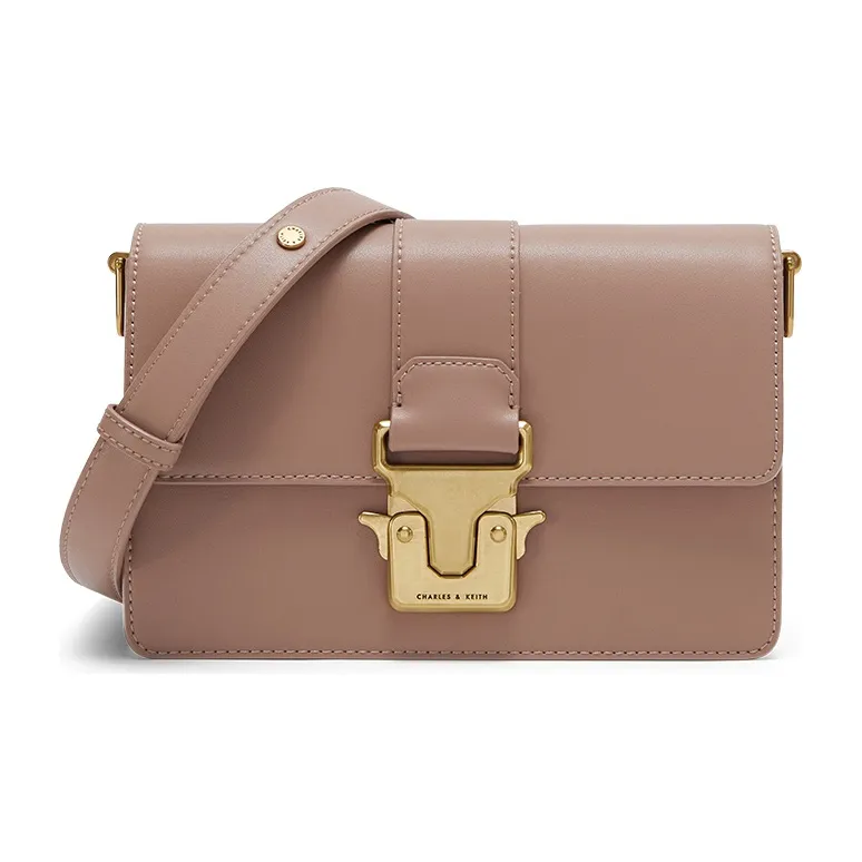 CHARLES&KEITH PU Small Square Bag, Crossbody Bag Women's Multicolor-12
