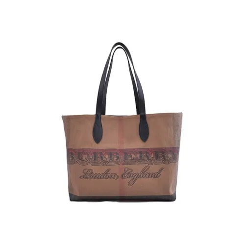 Burberry Canvas tote Laurent Bag Shopping Bag Shoulder Bag Canvas Bag Handbag Shoulder Bag Women's Archive Beige