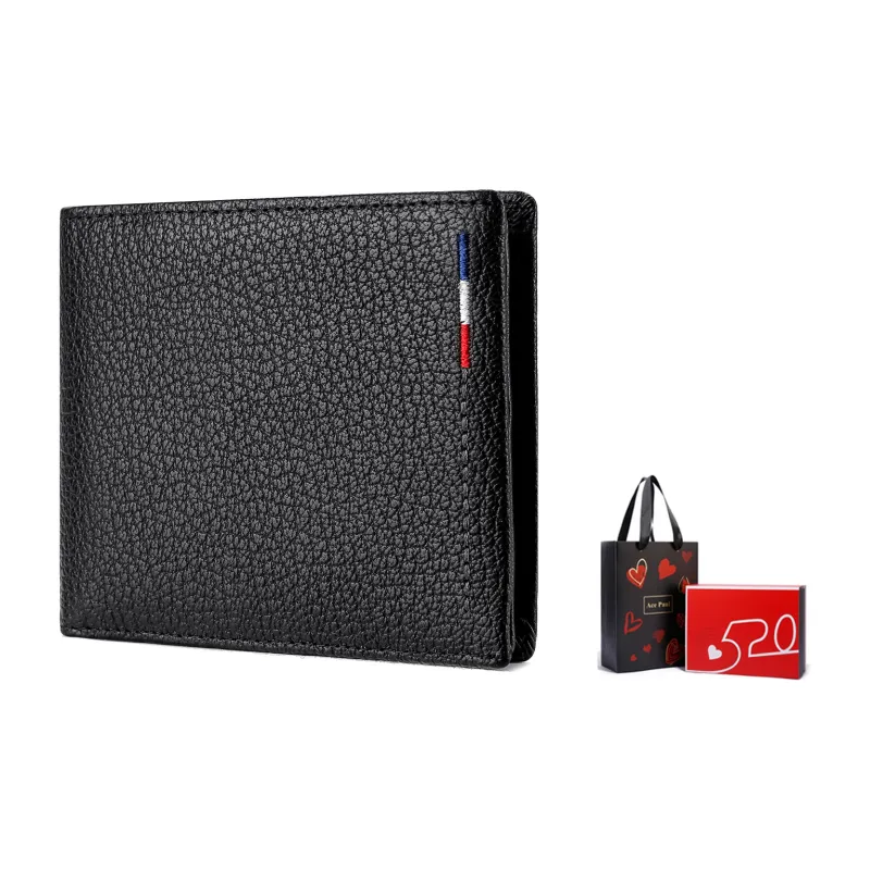 Ace Paul Top Grain Cow Leather Wallet Regular Men's Black-12