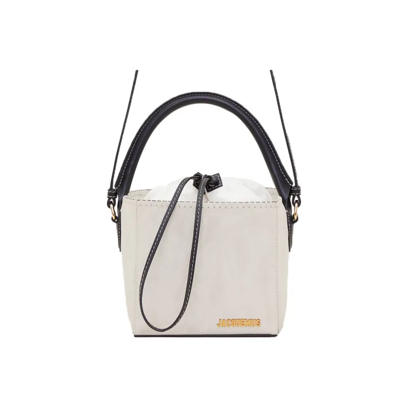 Jacquemus Suede Handbag Women's Ecru-0
