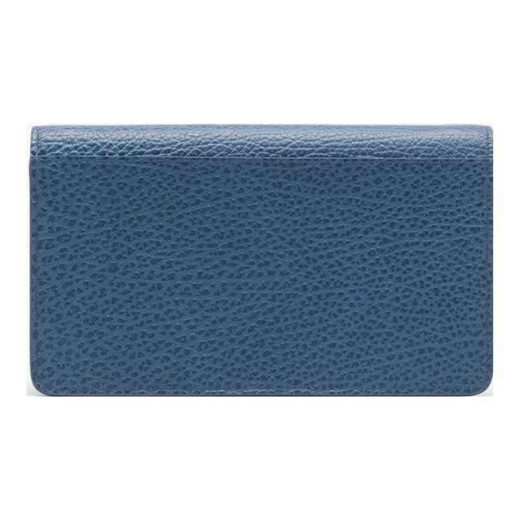 Maison Margiela Cow Leather Shoulder Bag Tubas Women's Slate Blue-2