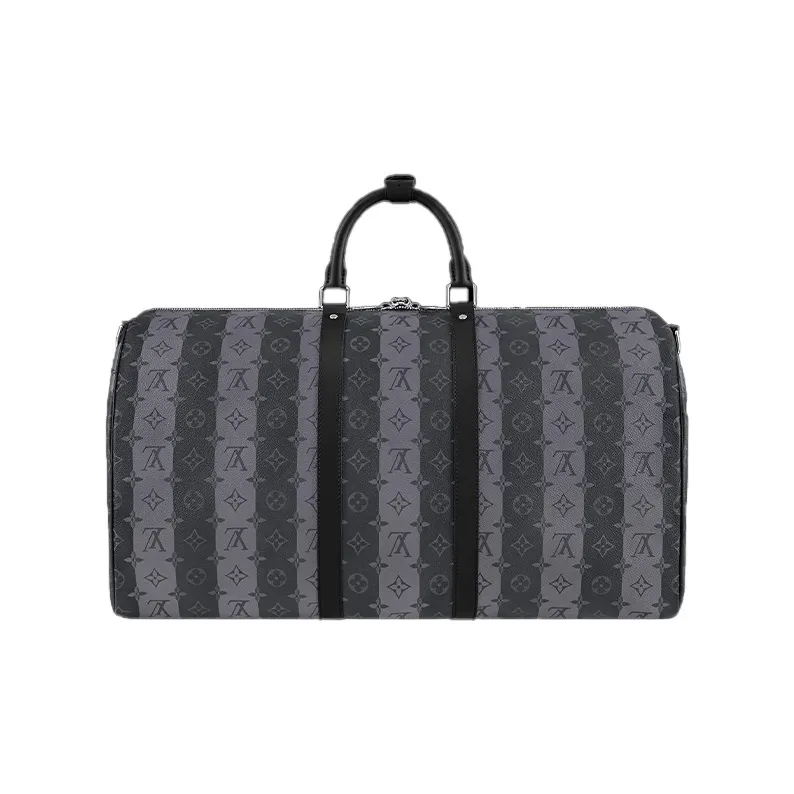LOUIS VUITTON X Nigo Keepall Bandouliere 55 Monogram Stripes Eclipse-0