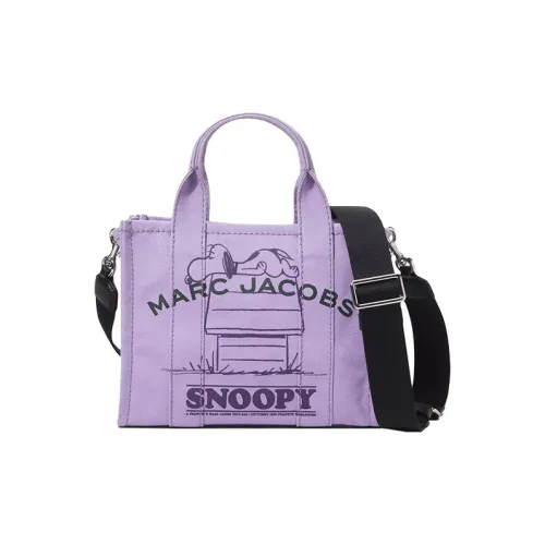 MARC JACOBS PEANUTS Collaboration Cotton Tote Bag Shopping Bag Shoulder Bags Handbags Mini Women's Purple
