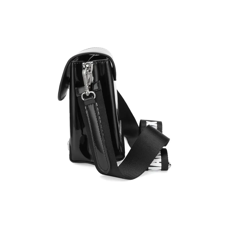GENANX Polyurethane Crossbody Bag Trumpets Unisex Black-2