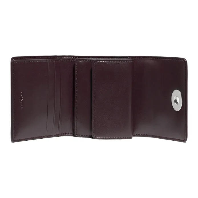 COACH Turnlock Leather Wallet Women's Nude Pink-1