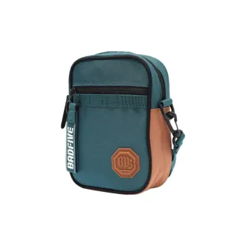 LiNing Badfive Polyester One Shoulder Crossbody Sports Bag Unisex Blue Green