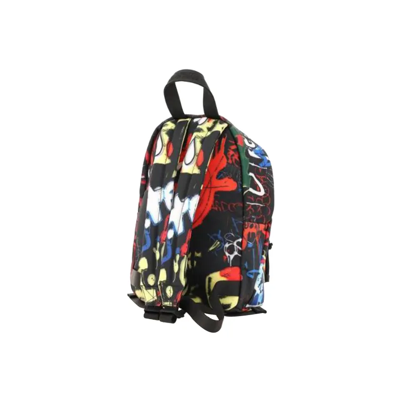 Vetements Allover Graffiti Print Zipped Backpack-3