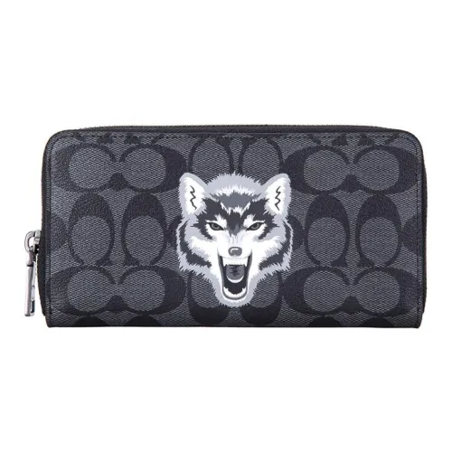 COACH Accordion Zip Clutches