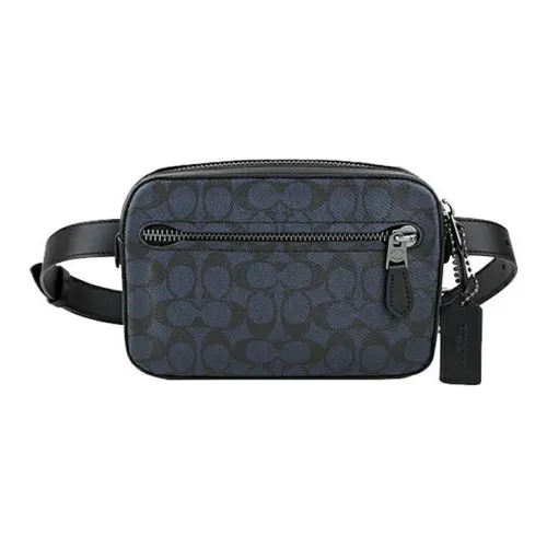 COACH Metropolitan Soft Leather Fanny Pack Men's Blue