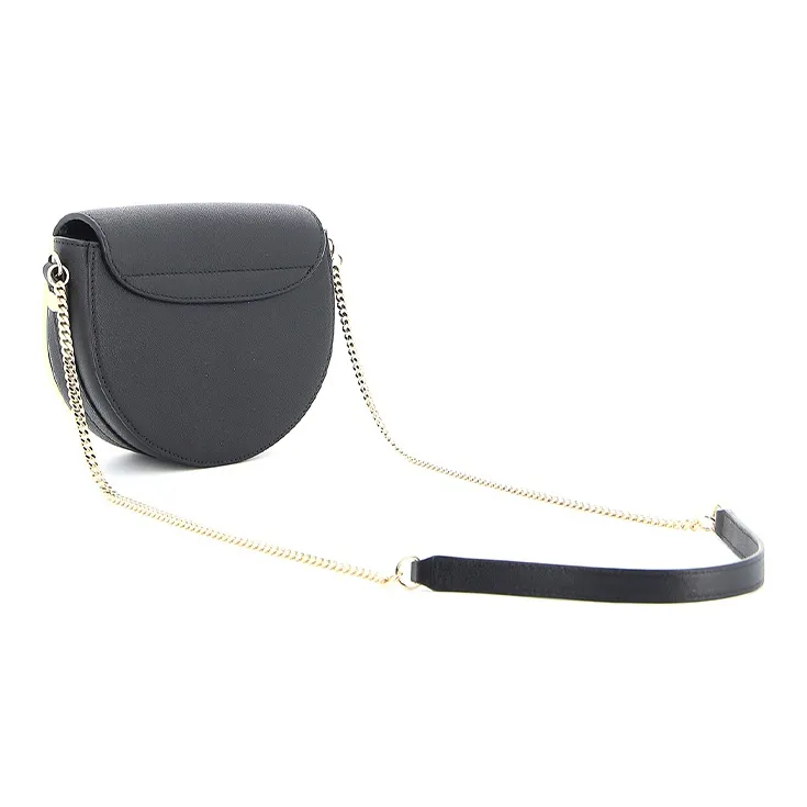 See By Chloe Leather Chain Bag Shoulder Bag Crossbody Bag Women's Black-3