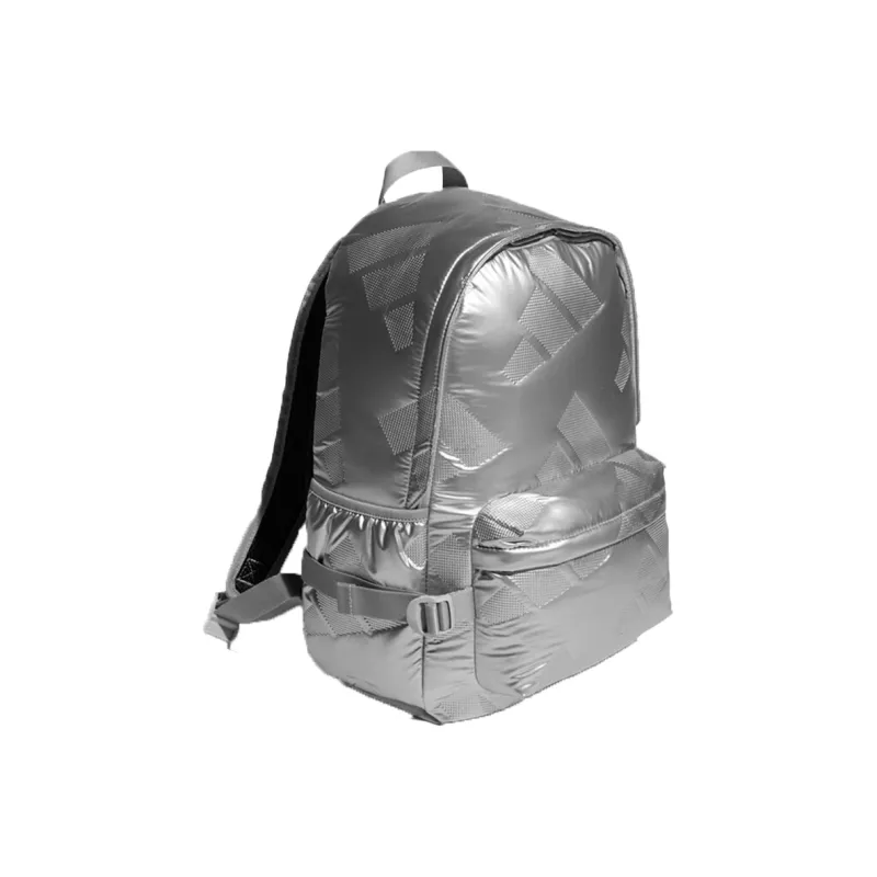 Adidas Polyester Sports Bag, Training Bag, Casual Bag, Backpack Regular Unisex Silver-2