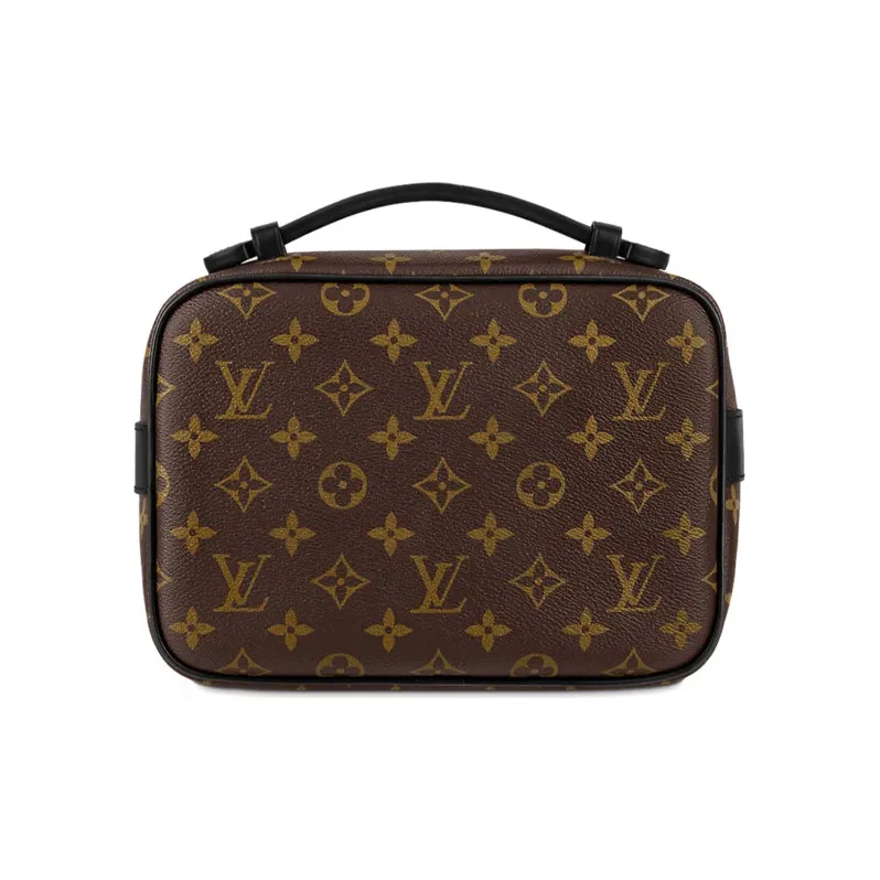 LOUIS VUITTON S Lock Messenger Monogram Macassar Brown-3