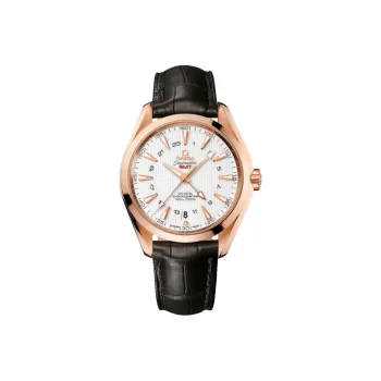 OMEGA Constellation Collection Automatic Mechanical Movement Men's Watches Watch 43mm White Dial Leather Watch Bands