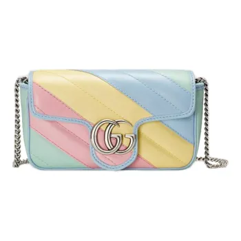 GUCCI Marmont Leather Crossbody Bag, Shoulder Bag Women's Multicolor