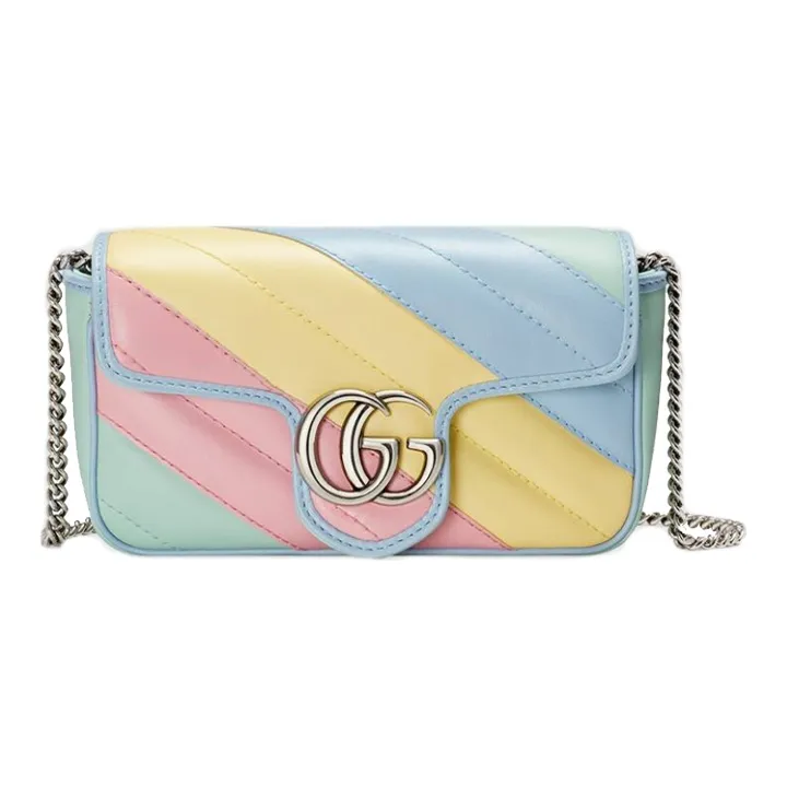 GUCCI Marmont Leather Crossbody Bag, Shoulder Bag Women's Multicolor-0