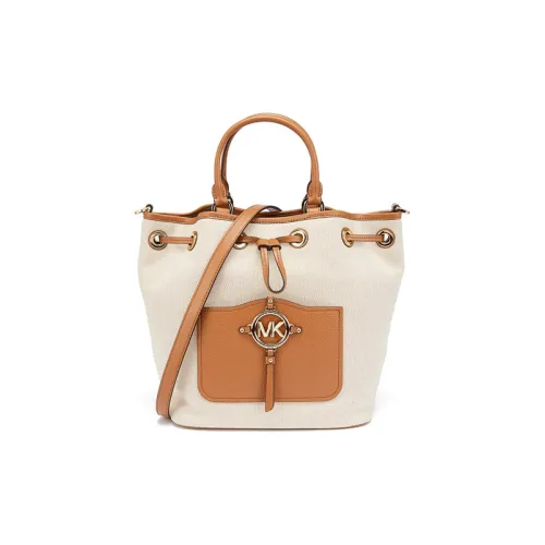 MICHAEL KORS MICHAEL KORS Luggage Collection Cotton With Polyester Shoulder Bag Crossbody Bag Handbag Women's Beige