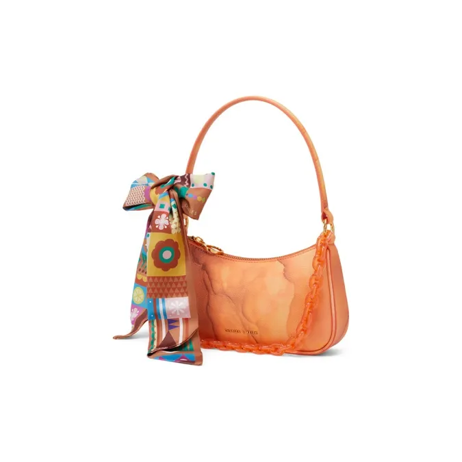 CHARLES&KEITH Fabric Small Square Bag Shoulder Bag Small Size Women's Multicolor-11