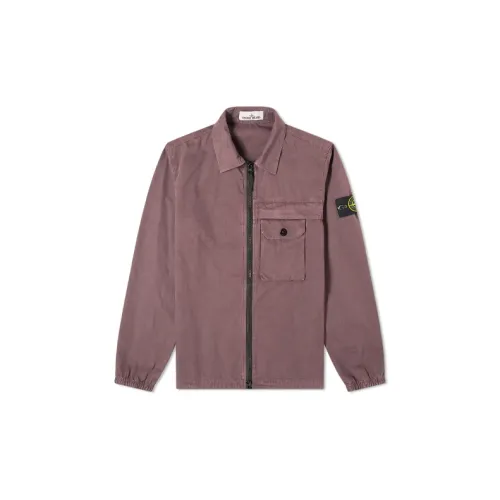 STONE ISLAND Jackets Men Fuchsia