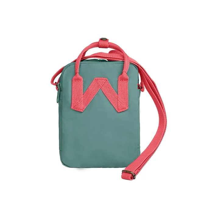 Fjallraven Polyester Crossbody Bag, Shoulder Bag Trumpets Unisex Frost Green Peach Red Multicolor-2