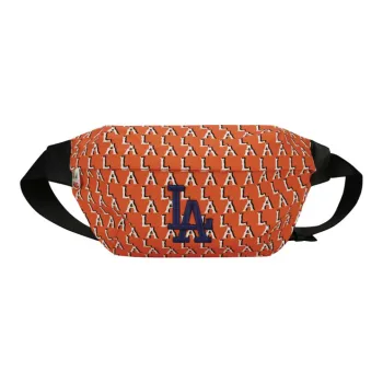 MLB Polyester One Shoulder Crossbody Fanny Pack Regular Unisex Orange