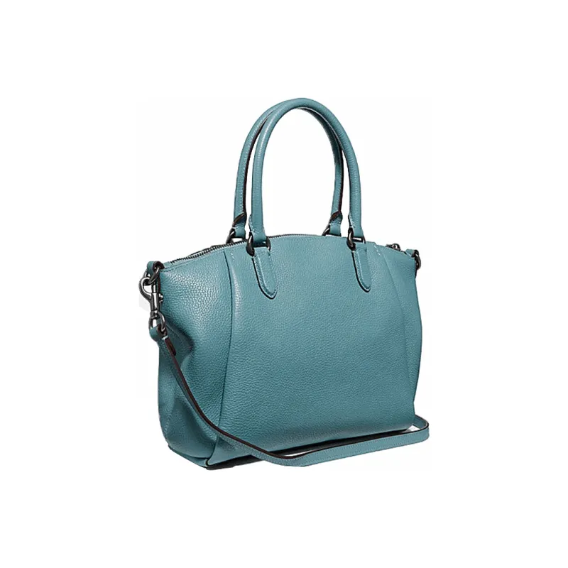 COACH Elise Cow Leather Dumpling Bag Crossbody Handbags Medium Size Women's Ocean Blue-1