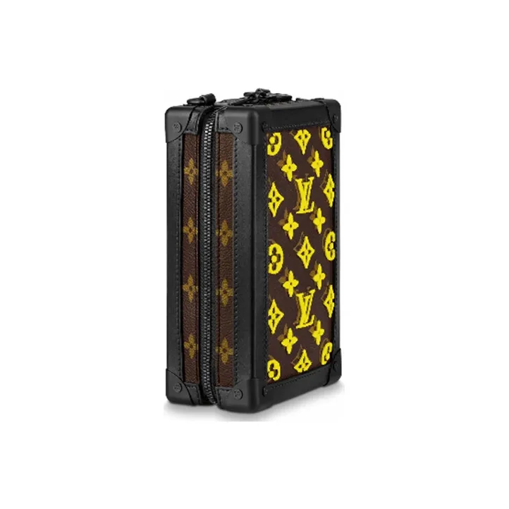 LOUIS VUITTON Vertical Soft Trunk Monogram Tuffetage Yellow-2