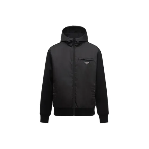 PRADA Jackets Men Black