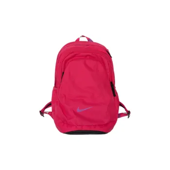 Nike Polyester Backpack Regular Unisex Rose Red