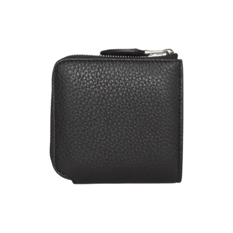 Burberry Cow Leather Coin Purse Regular Unisex Black-2