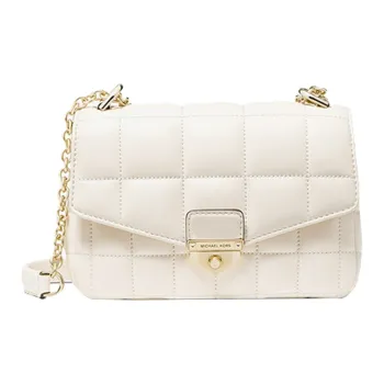 MICHAEL KORS Soho Sheepskin Crossbody Bag Shoulder Bag Women's White
