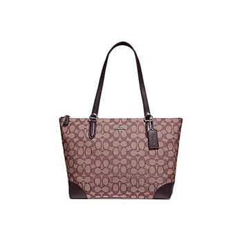 COACH Zip Top Tote Shoulder Bags