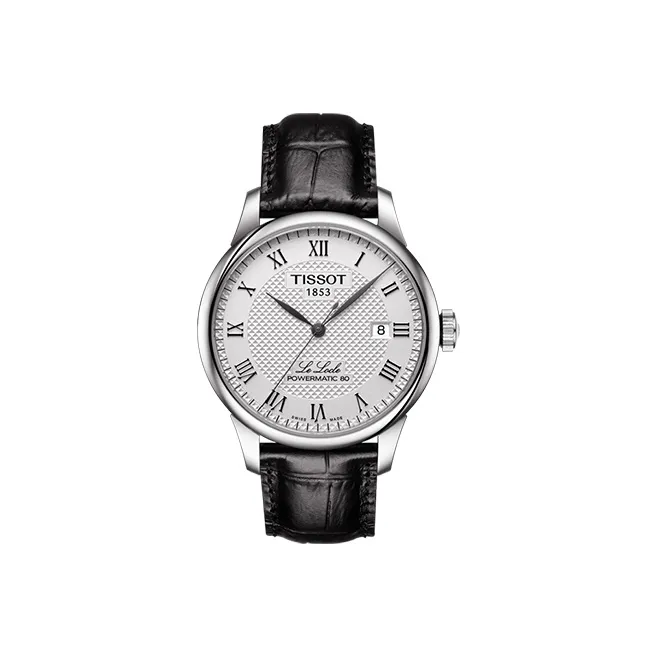 TISSOT Le Locle Collection Automatic Mechanical Movement Unisex Watch 39.3mm Silver Dial-2
