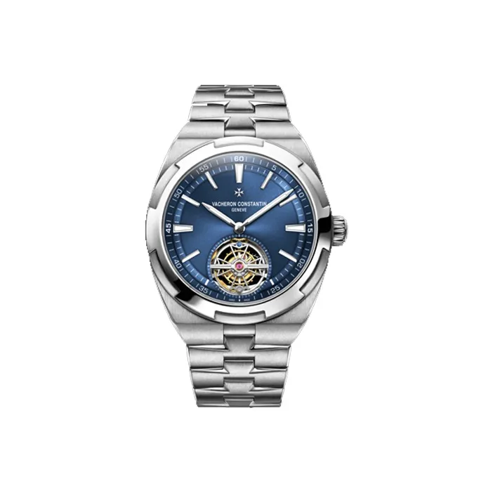 VACHERON CONSTANTIN Overseas Collection Automatic Mechanical Movement Men's Watches Watch 42.5mm Blue Dial-0