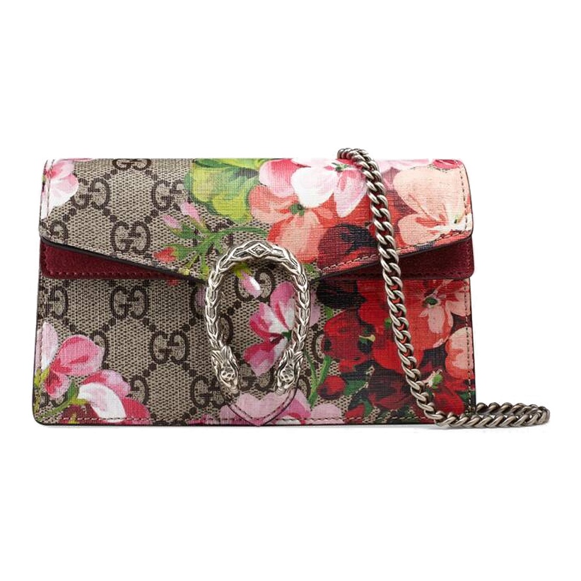 Gucci bag pink flowers sale