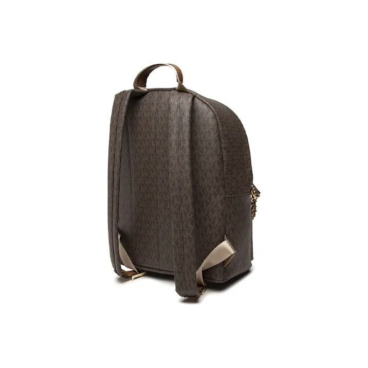 MICHAEL KORS Slater Artificial Leather Backpack Tubas Women's Dark Brown & Acorn Brown-2
