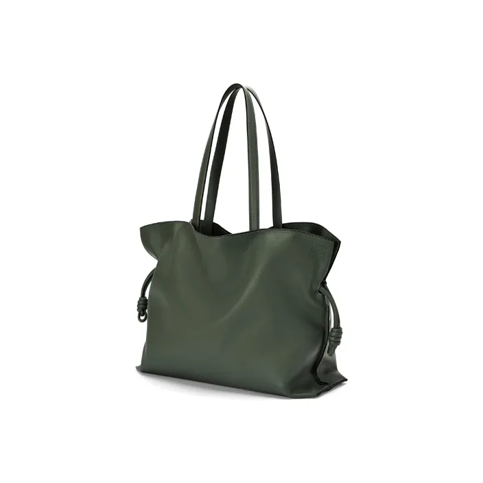 LOEWE Flamenco Nappa Cowhide Handheld Crossbody Bag Shoulder Bag Extra Large Women's Green-2