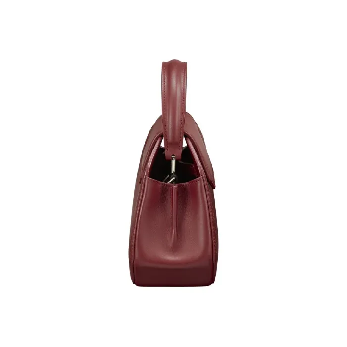 CARTIER GUIRLANDE Calfskin Handbag Shoulder Bag Crossbody Bag Mini Women's Burgundy-1
