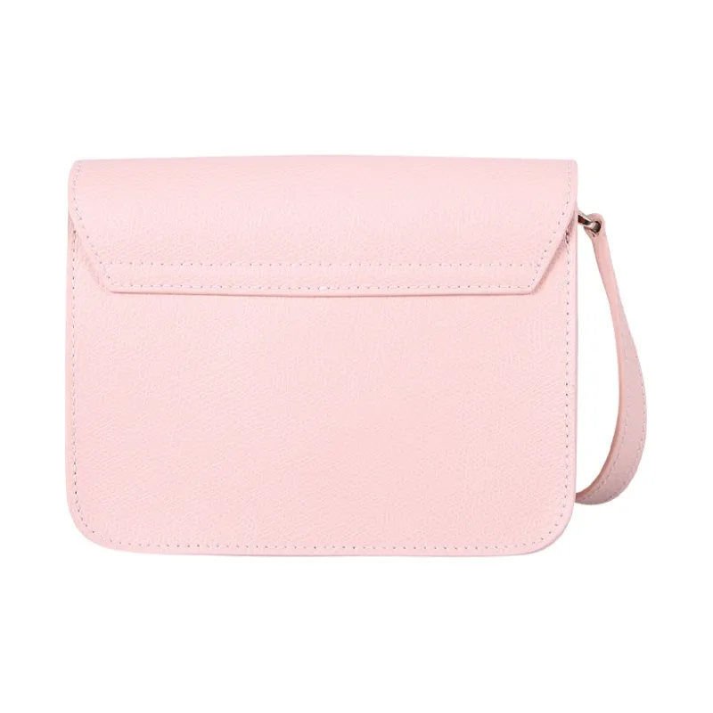 Furla Metropolis Collection Leather Small Square Bag Crossbody Bag Shoulder Bag Women's Pink-2
