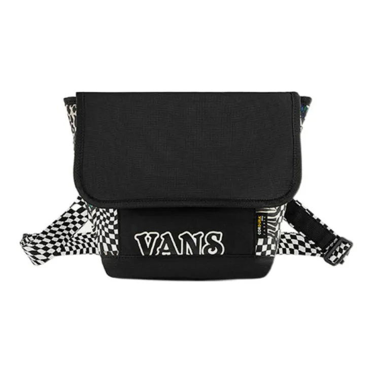 Vans Polyester Shoulder Bag, Crossbody Bag Regular Unisex Black-0