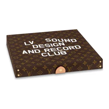 LOUIS VUITTON Coated Canvas Hard Case Unisex Brown