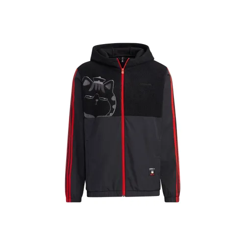 My King Mansleep Adidas Neo CNY Collection Jackets Men Black