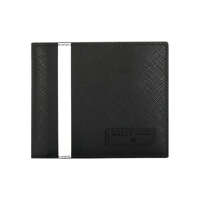 BALLY Money Clip Coin Purses Wallets Men's Black-0