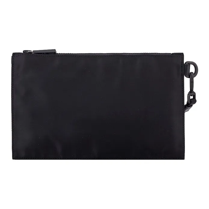 VERSACE Nylon Clutch Regular Men's Black-2