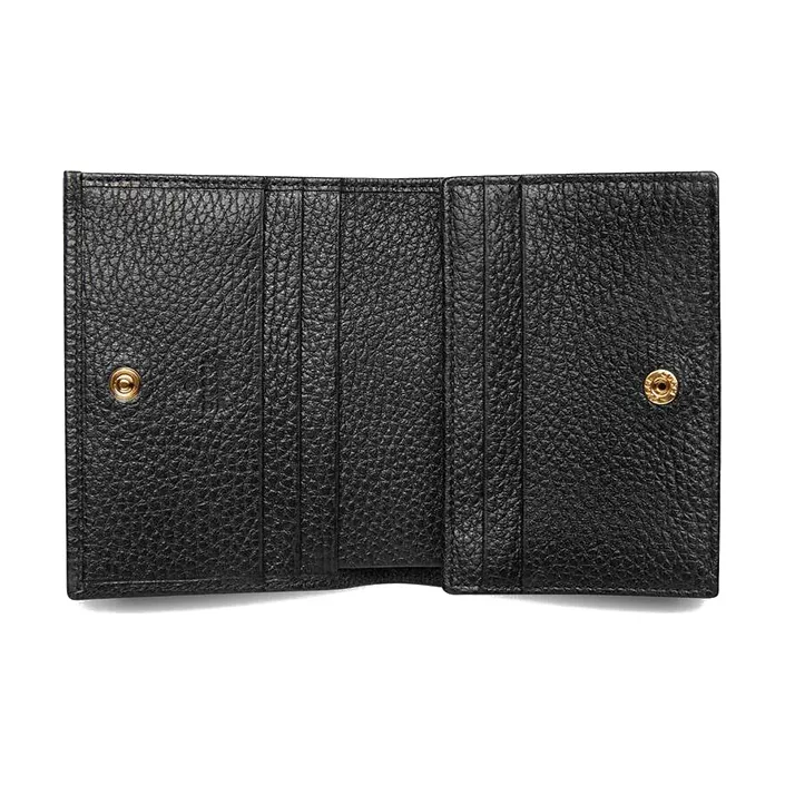 GUCCI GG Marmont Leather Wallets Card Holders Women's Black-5