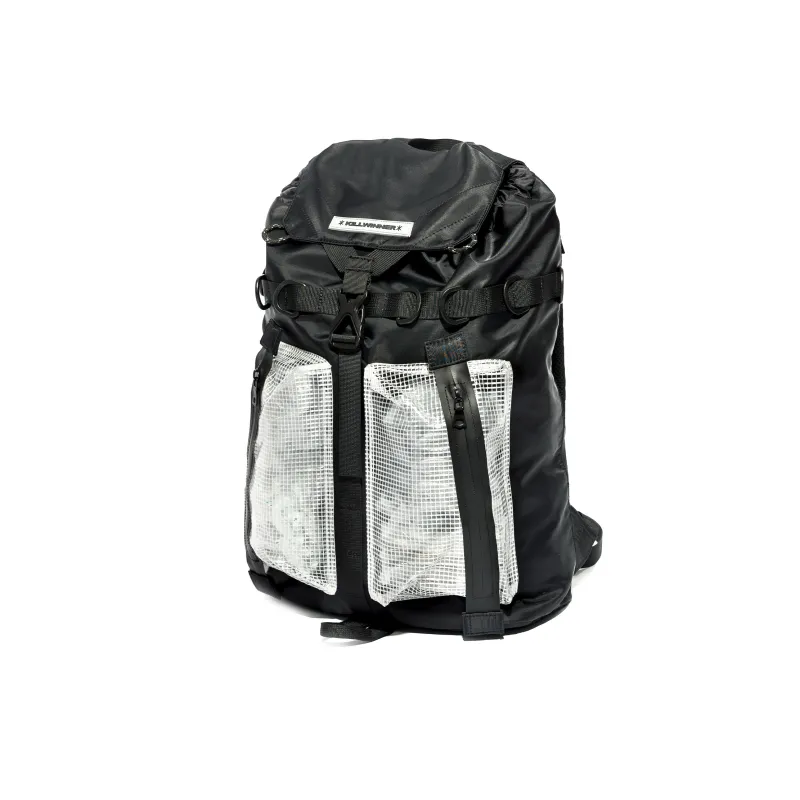 KILLWINNER Polyester Backpack Large Size Unisex Black White-2