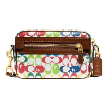 Bape Black X COACH Academy Crossbody Bags