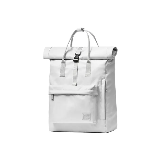 MR.ACE HOMME Polyester Backpack Unisex White-6