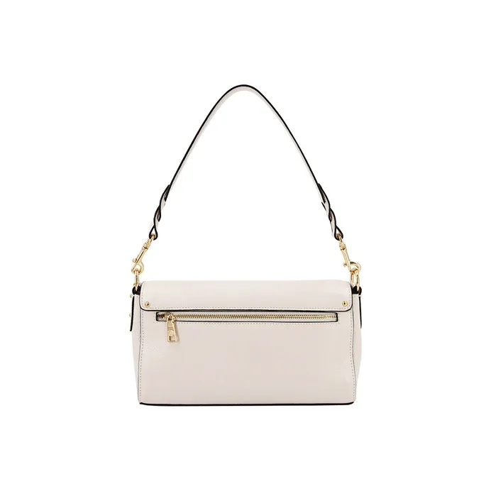 COACH Jade Leather Zhi Sheng Bag Shoulder Bag Handbag Shoulder Bag Crossbody Bag 26 Women's White & Dark Brown Monogram-3
