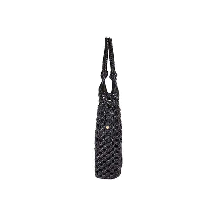 MIU MIU Leather Handbag Regular Women's Black-3